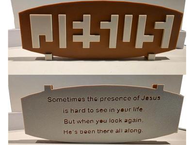 Hidden Jesus with Message