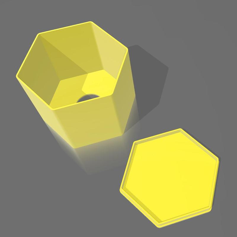 Push button holder with LED for Quizz