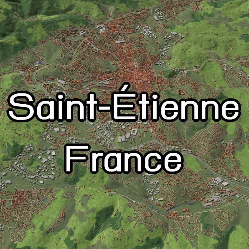 Saint-Etienne France - city and urban