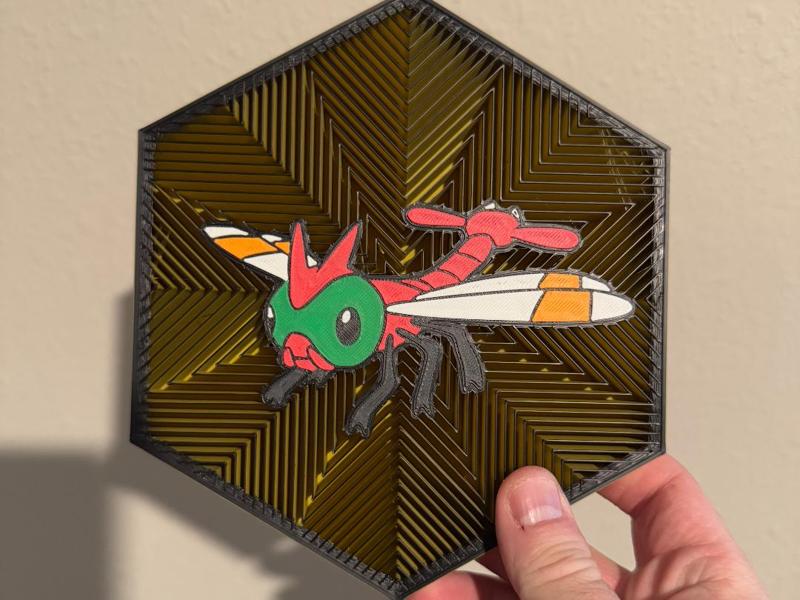 #193 Yanma Hex Wall Art