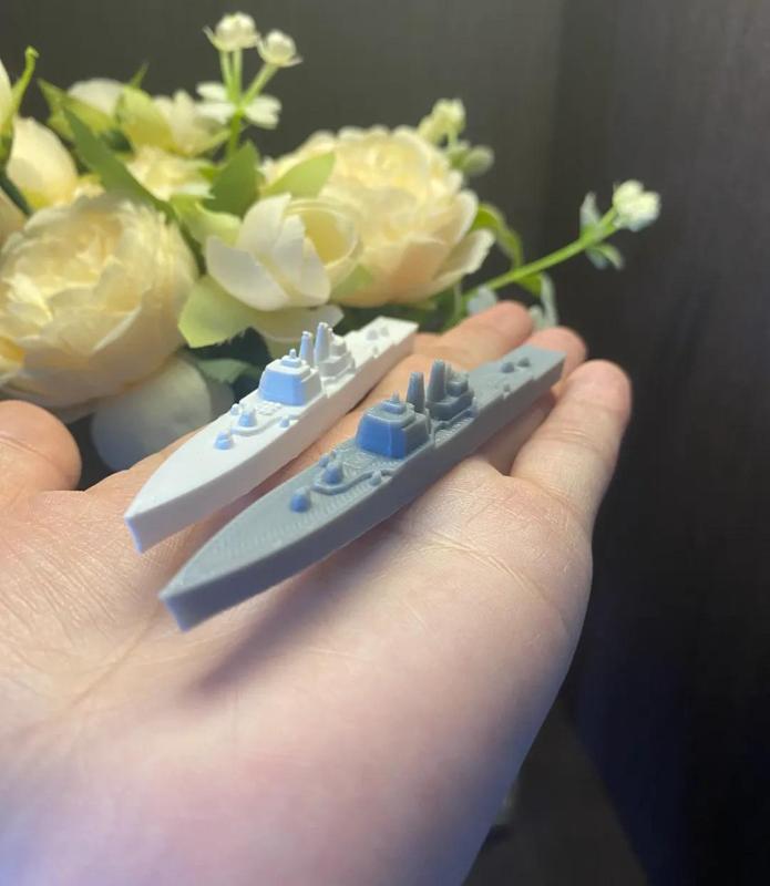 [Mini Exquisite Edition] Palm Warship Naval Frigate Sea Battleship Aircraft Carrier Destroyer Ship Vehicle Miniature Model