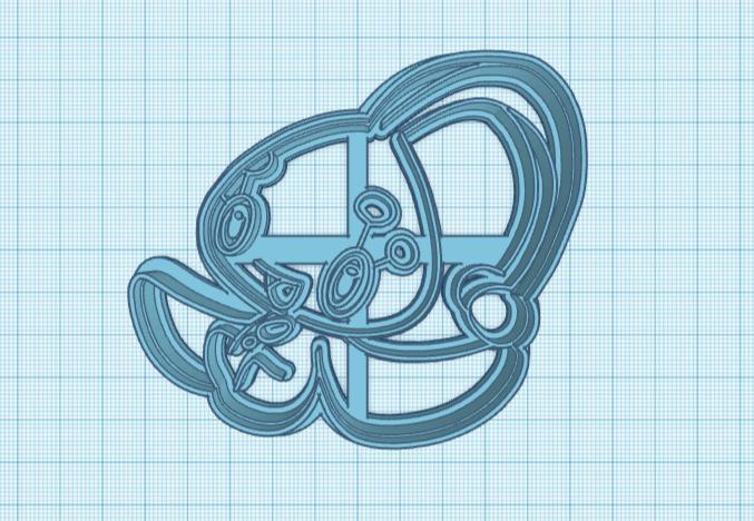 Pokemon: Manaphy Cookie Cutter