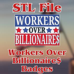 Workers over Billionaires Pin