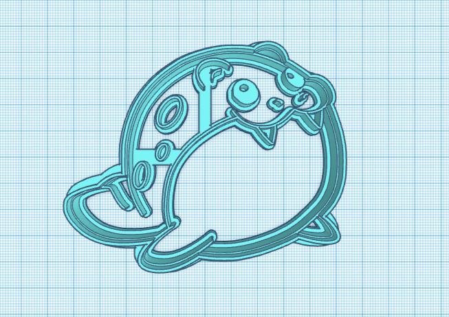 Pokemon: Spheal Cookie Cutter