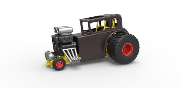 Diecast Mini Rod pulling tractor 5 Scale 1:25