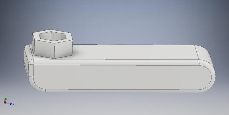 Maneta Finestra Hexagonal