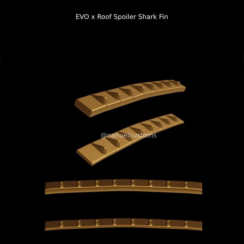 EVO x Roof Spoiler Shark Fin