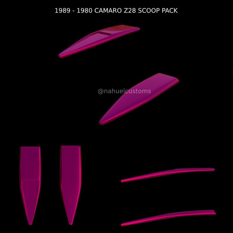 1989 - 1980 CAMARO Z28 SCOOP PACK