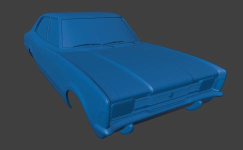 RC BODY 1970 TD CORTINA FORD 1/10 3D PRINT STL