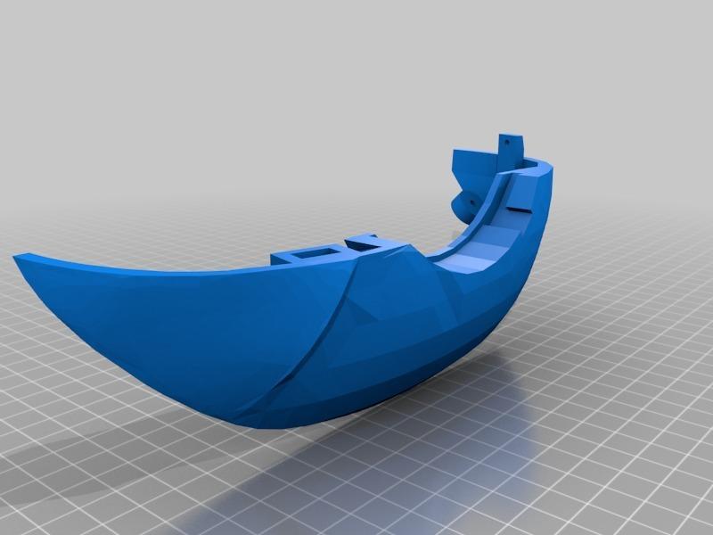 InMoov Face less holes (right skull parts)