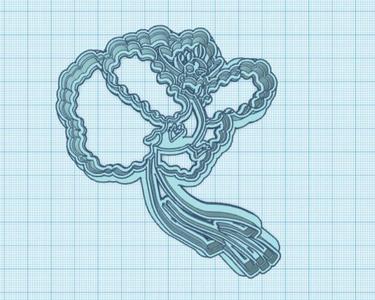 Pokemon: Mega Altaria Cookie Cutter