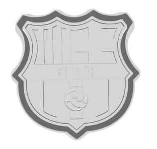 FC Barcelona Logo Cookie Cutter - Savor the Football Fever