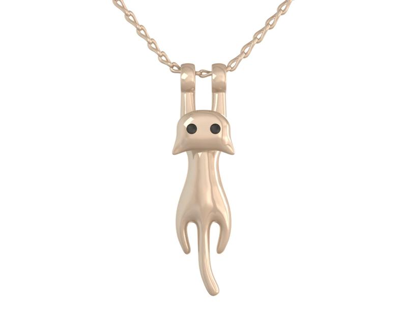 Hanging Cat Pendant