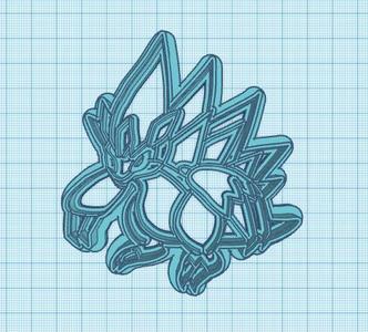 Pokemon: Alolan Sandslash Cookie Cutter
