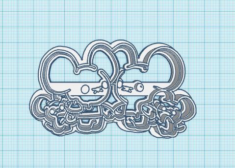 Pokemon: Maushold Cookie Cutter