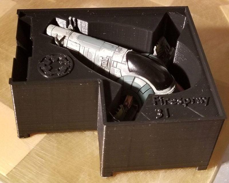 Firespray-31 Holder (X-Wing Miniatures) for Stanley organizer