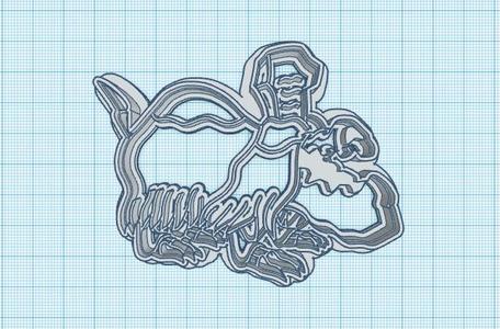 Pokemon: Houndstone Cookie Cutter