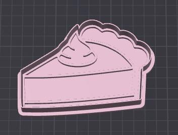 Pumpkin Pie Cookie Cutter and Stamp