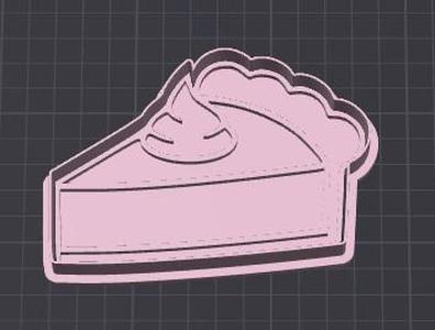 Pumpkin Pie Cookie Cutter and Stamp