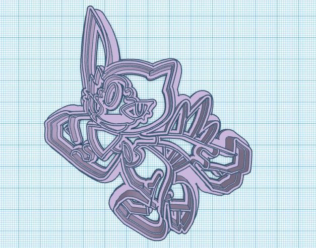 Pokemon: Hisuian Sneasel Cookie Cutter