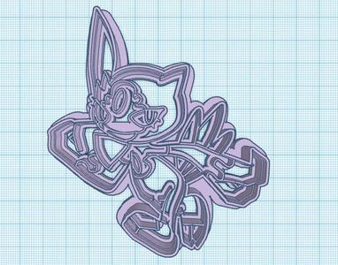Pokemon: Hisuian Sneasel Cookie Cutter