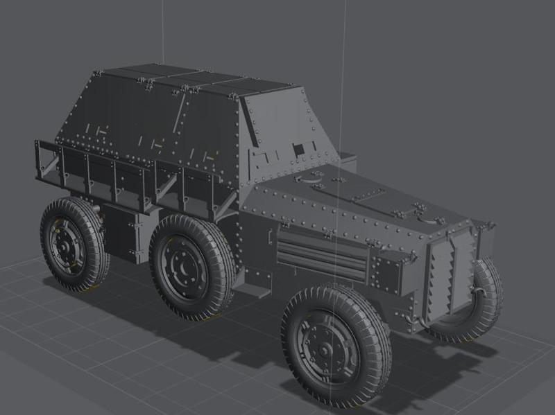 AMR Berliet VUDB - 1/35 - french/belgian armored car