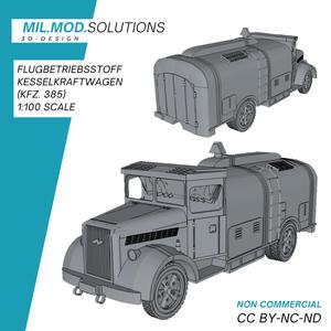 Aviation fuel tank car (Kfz. 385) WW2 Wehrmacht
