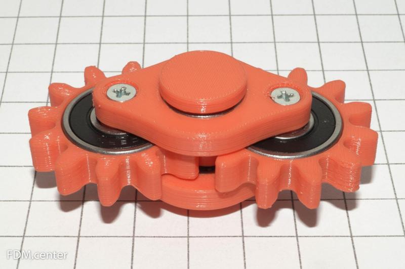 New hand spinner two gears
