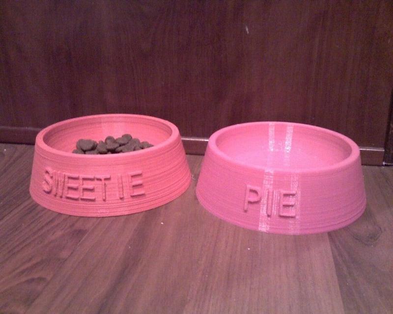Customizable Fully Parametric Dog / Cat Food Bowl