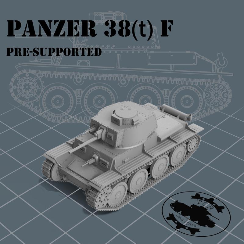 Panzer 38(t) F - 1/72 Light Tank - Presupported