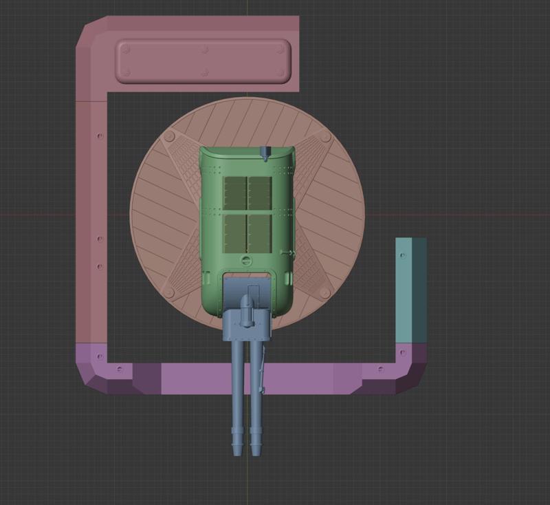 Entrenched titan-killing Mega Lascannon