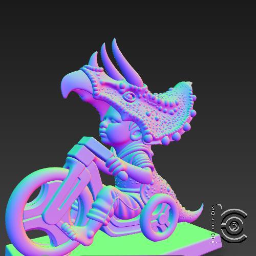 Trike-Rex Rider - Extinction Express Edition