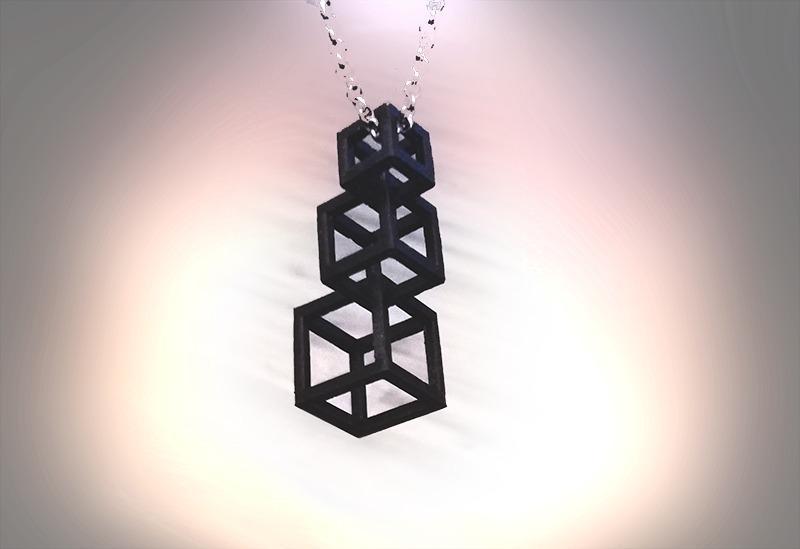 Cubes necklace