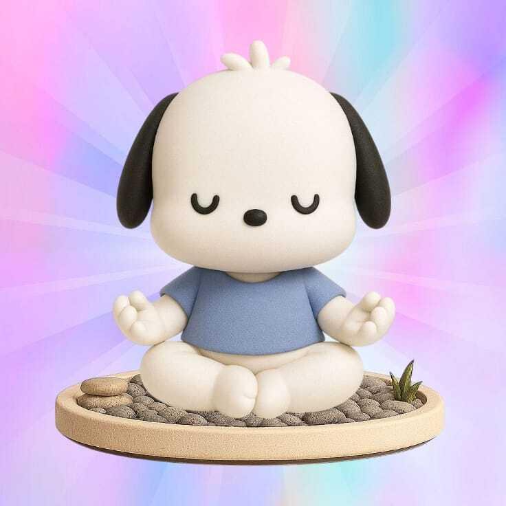 hello kitty candy meditation pochacco