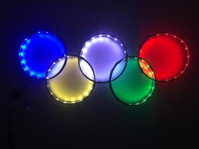 Olympic rings for WS2812 lights
