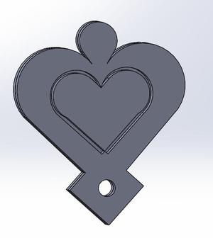 Cape Lisa heart brooch (Genshin)