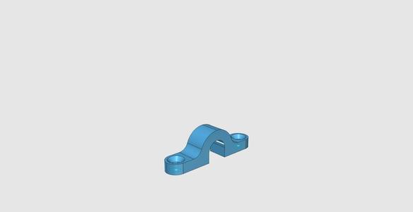 half inch hose/tube mount bracket