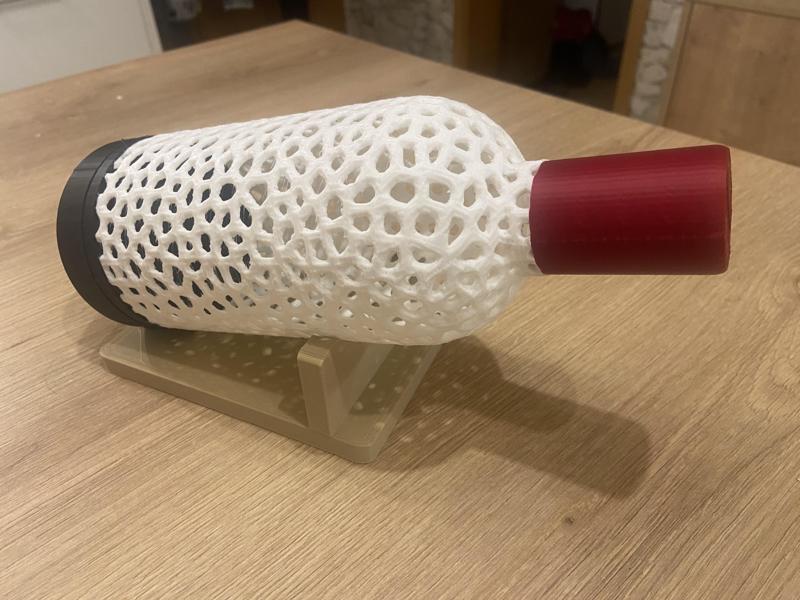 Wine bottle money box with wine bottle holder (Money Box Wine)