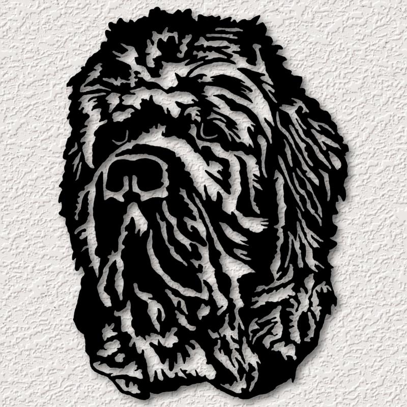 Newfoundland Dog wall art Newfie wall decor 2d art