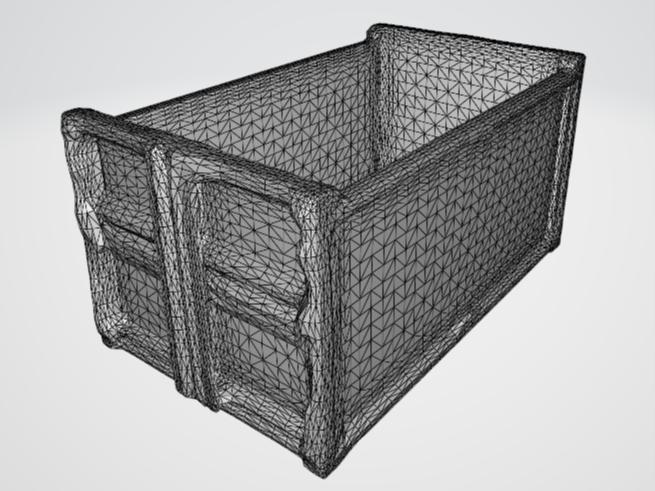 Mini shipping container box