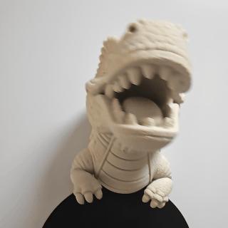 Large Tyrannosaurus Rex head relief fridge magnet, ornament, approximately 9cm high