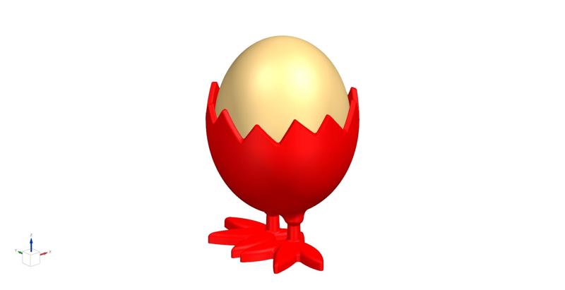 EGG CUP FOR EASTER DAY (TYPE C) - #EASTERXCULTS