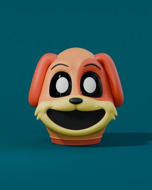 Piggy bank container Easter egg - DogDay - Poppy Playtime