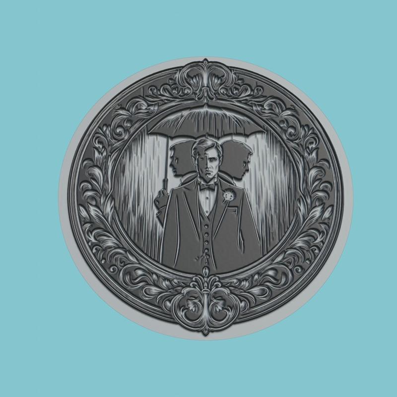 Rear Window Movie Medallion  Rear Window 3d  Model Stl Obj