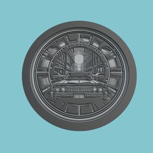 Rear Window Movie Medallion  Rear Window 3d  Model Stl Obj