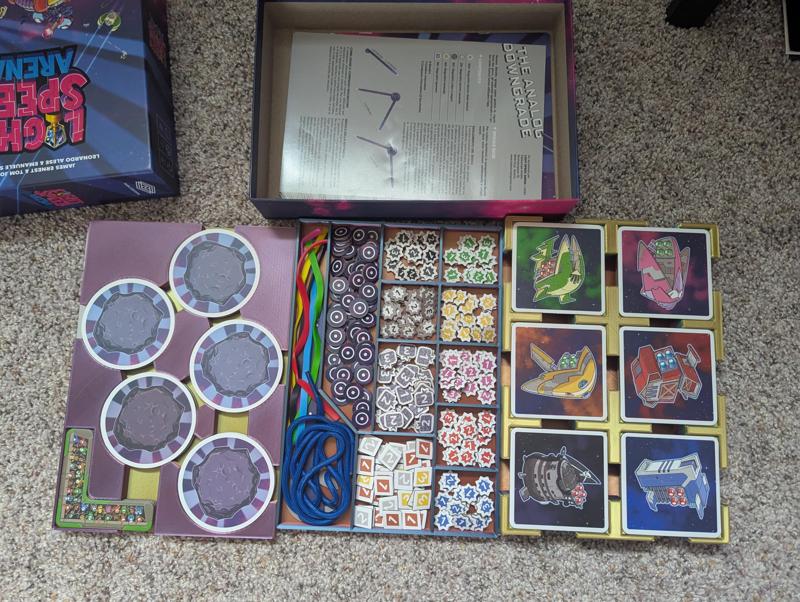 LightSpeed Arena Board Game Organizer