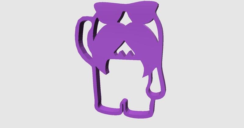 HANGING MUSTACHE DOMO