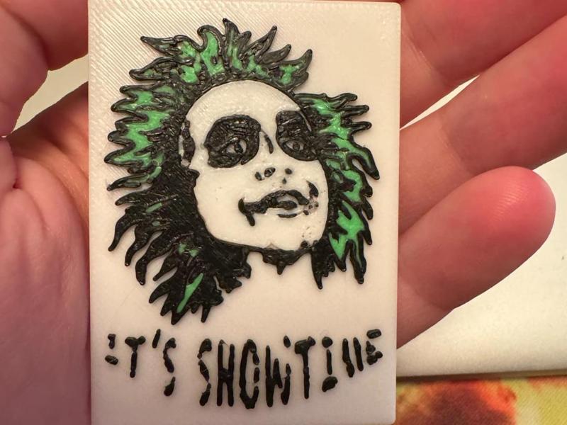 Beetlejuice Magnet