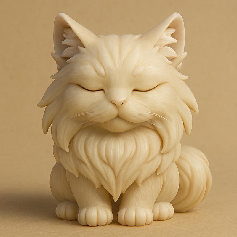 Maine Coon Chibi Guardian of the Eternal Mane