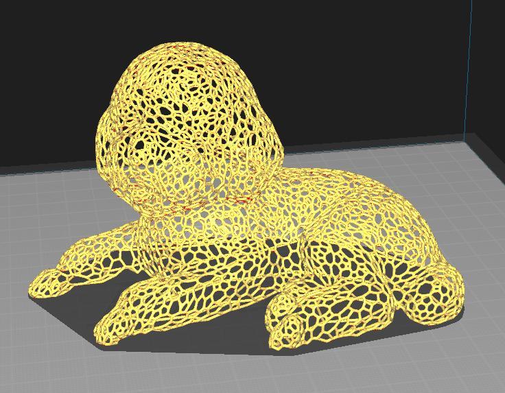Poodle toy Voronoi poodle